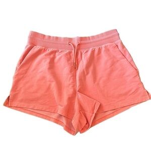 All In Motion Watermelon Pink Shorts Size Medium With Drawstrings And Po…